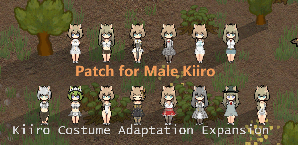 Patches for Kiiro Costume Adaptation Expansion and Male Kiiro