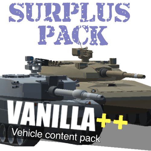 Vanilla++ - Surplus vehicle pack