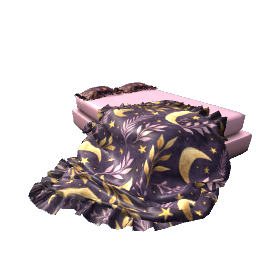 Messy Teen Bed- V1