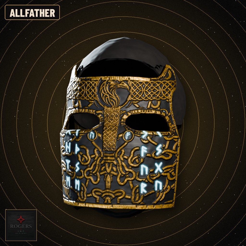 ALLFATHER Metal Facemask