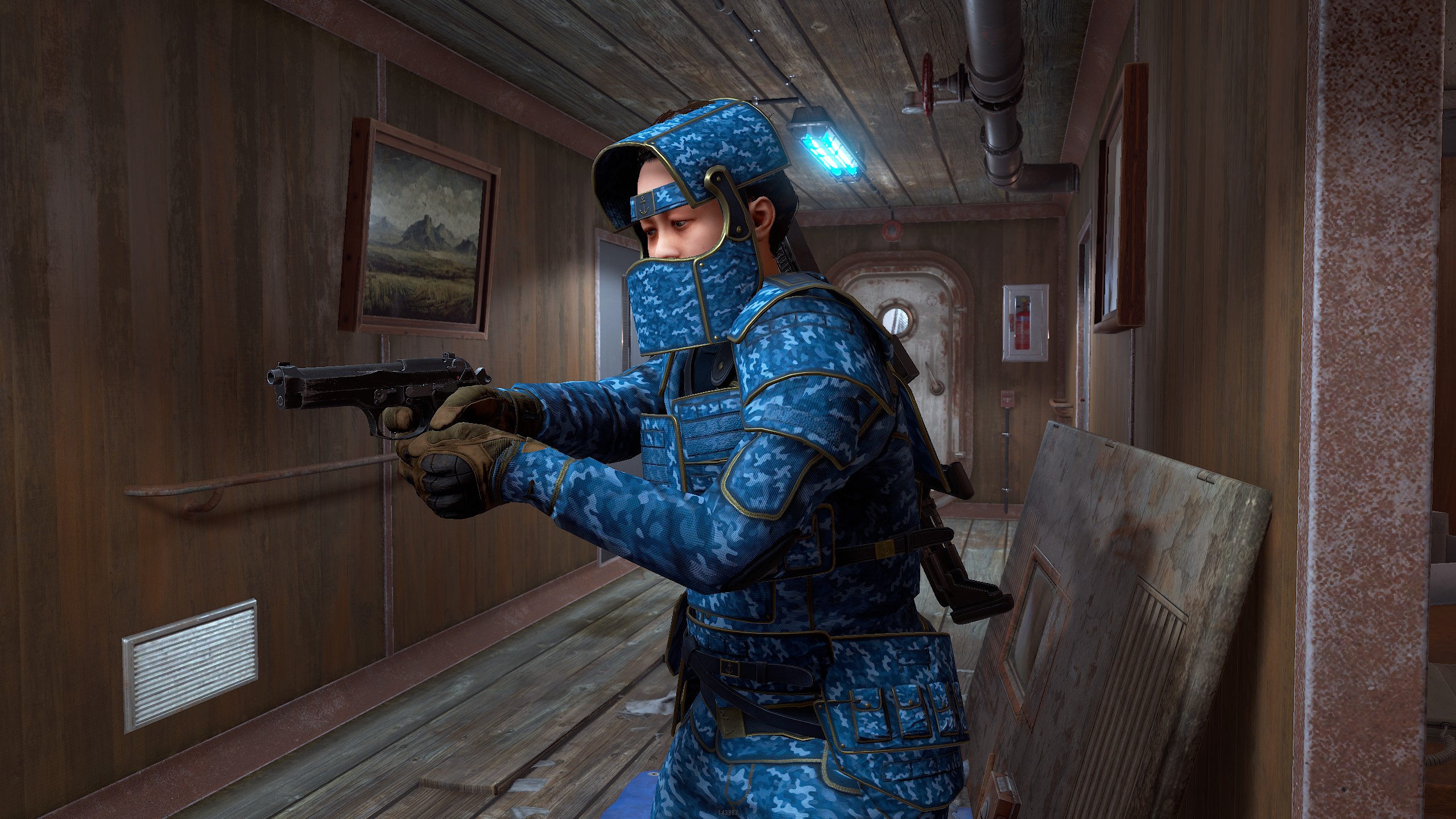 Naval Camo Helmet thumbnail 6
