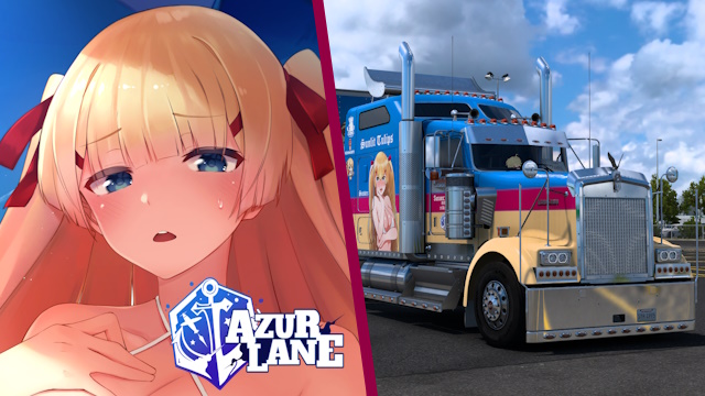 Kenworth W900 HMS Sussex (Sunlit Tulips) - Azur Lane [Combo Skin]