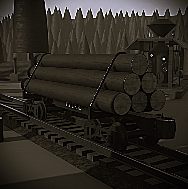 F.V.L.R.R. Skeleton Car (Loaded)