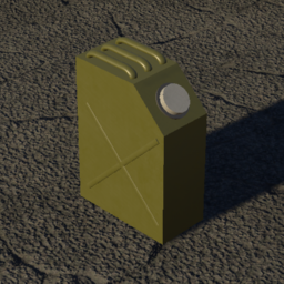 Simple Jerry Can (Fuel Mixture/Green)