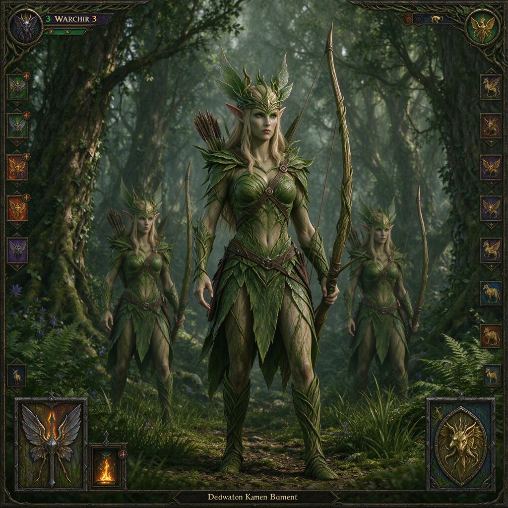木精灵林地守卫强化 / Wood Elf Glade Guard Enhancement preview