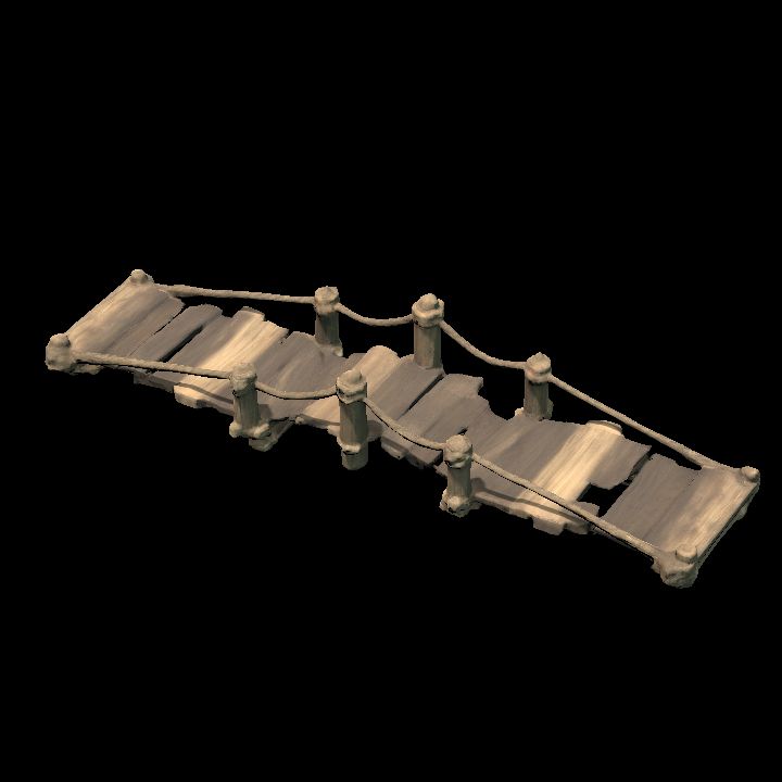 Wood Bridge w/o supports