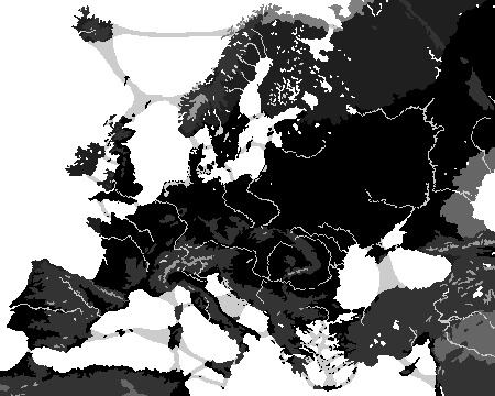 Inker's Plain European Map preview