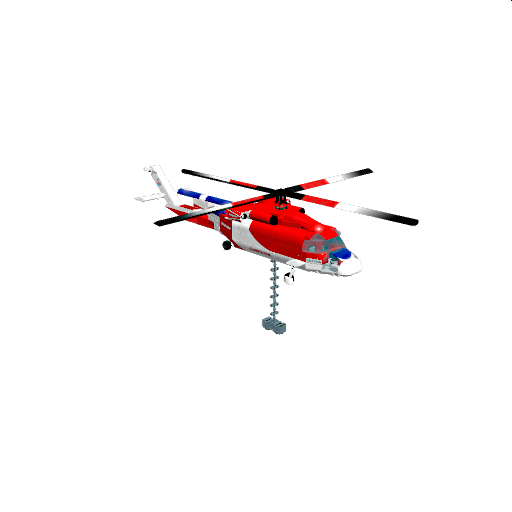 UH-60 Black Hawk, heavy version with lift