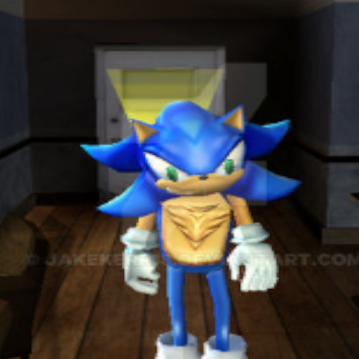 Sonic (GTA Sonic Rings PS2) Over Barney