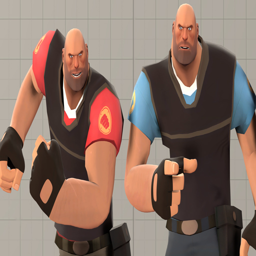 Team Fortress 2 Enhanced Skinny Heavy (Ragdoll)