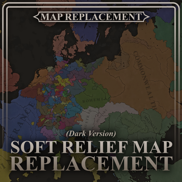 Soft Relief Map Replacement (Dark)