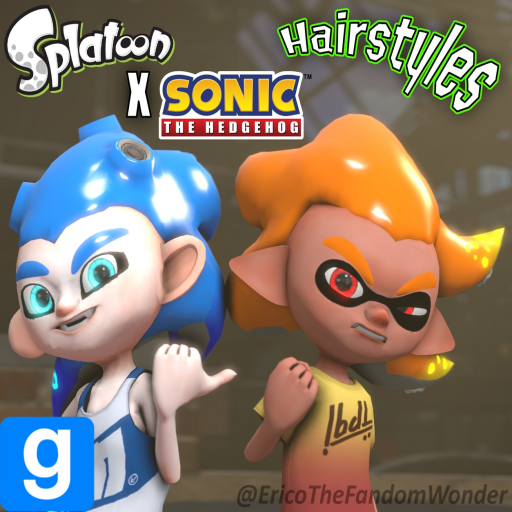 [Splatoon X Sonic The Hedgehog] Sonic-Based Hairstyles
