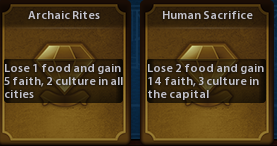 Human Sacrifice Policy
