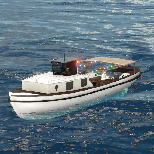 Hamburg port utility vessel (Barkasse)
