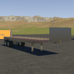 45Ft Flatbed Trailer