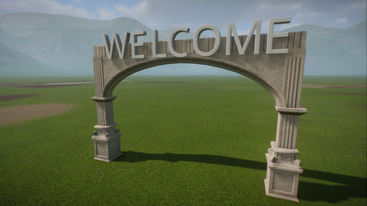 Classic Welcome Archway preview