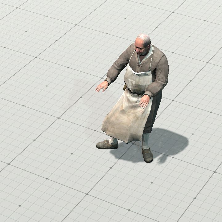 Old Bartender Animated