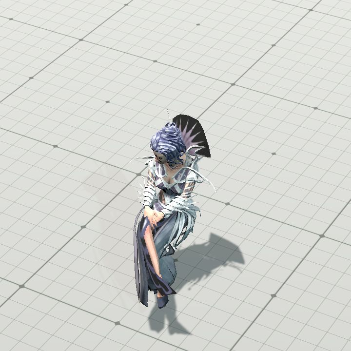 Elf Woman Sitting and Talking