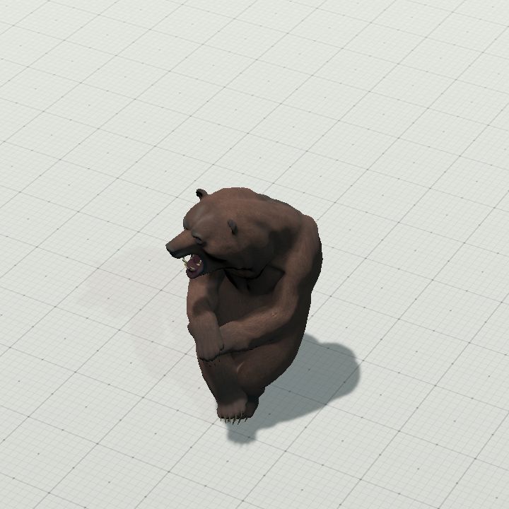 Bear Sitting Talking