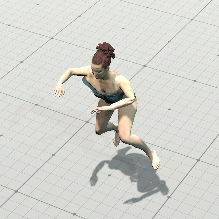 Woman Treading Water