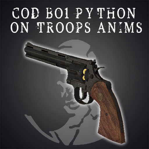 COD BO1 Colt Python on Troops anims