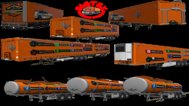 Bigtexgaming truck and social media trailer pack
