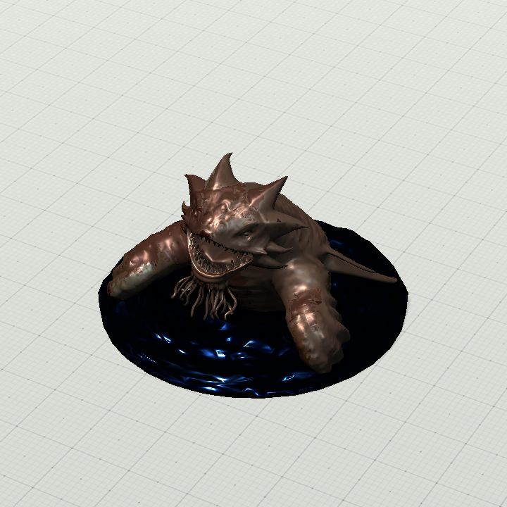 Kraken Above Surface