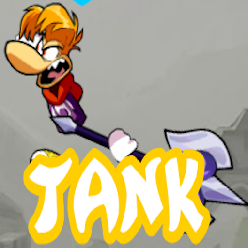 Rayman Over Tank
