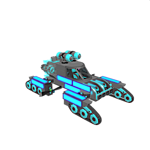 NEON SUBMARINE CAR