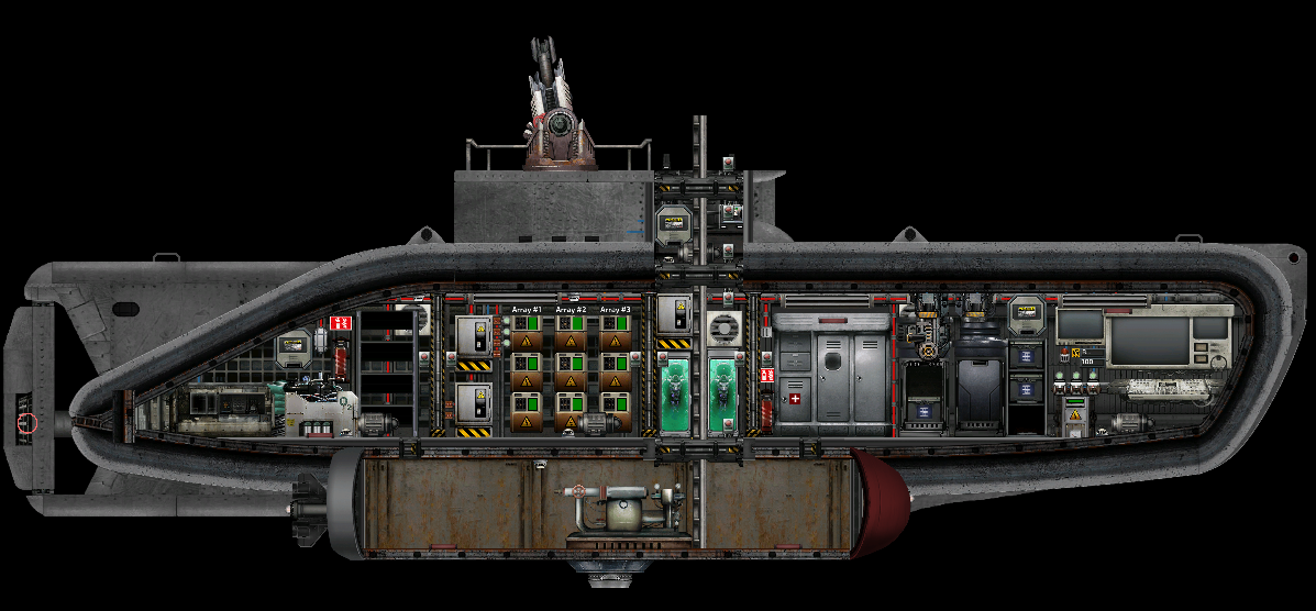 Midget U-Boat type NOTA – Barotrauma Mod