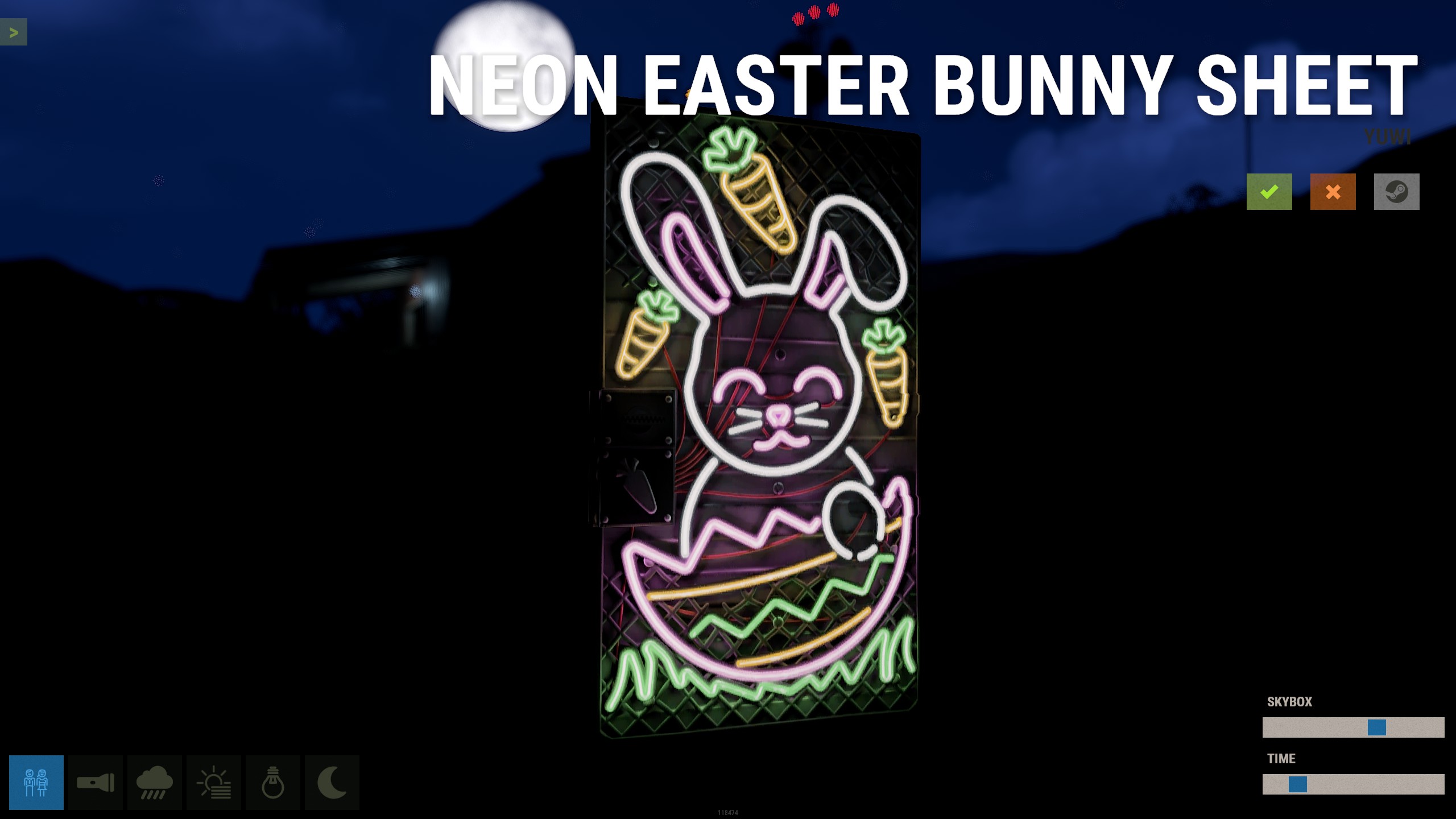 Neon Easter Bunny Door thumbnail 9