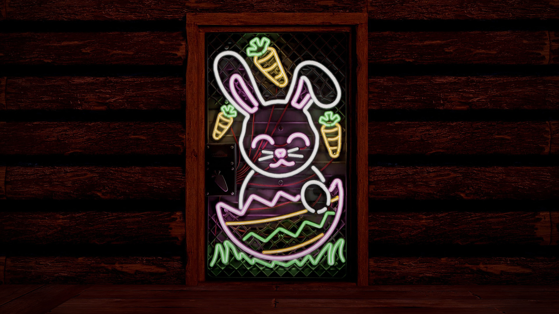Neon Easter Bunny Door thumbnail 7