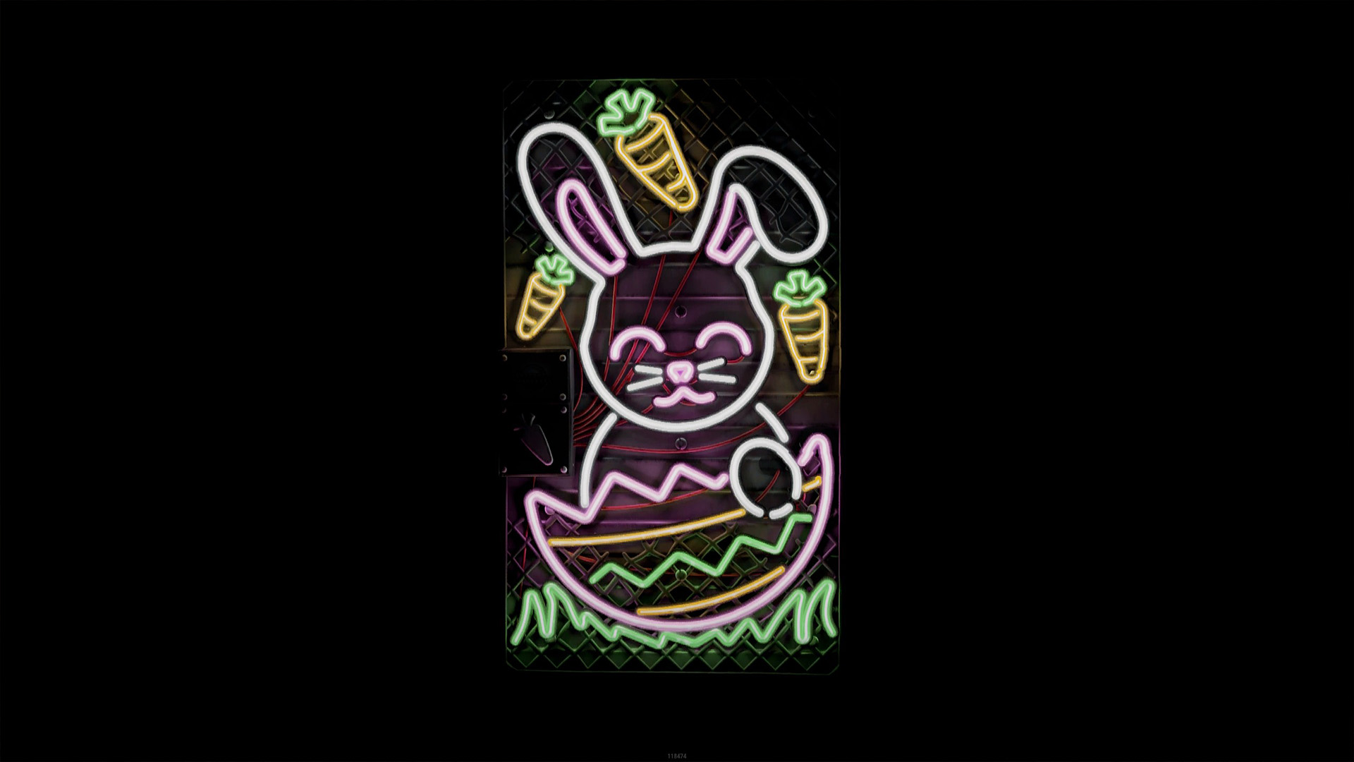 Neon Easter Bunny Door thumbnail 8