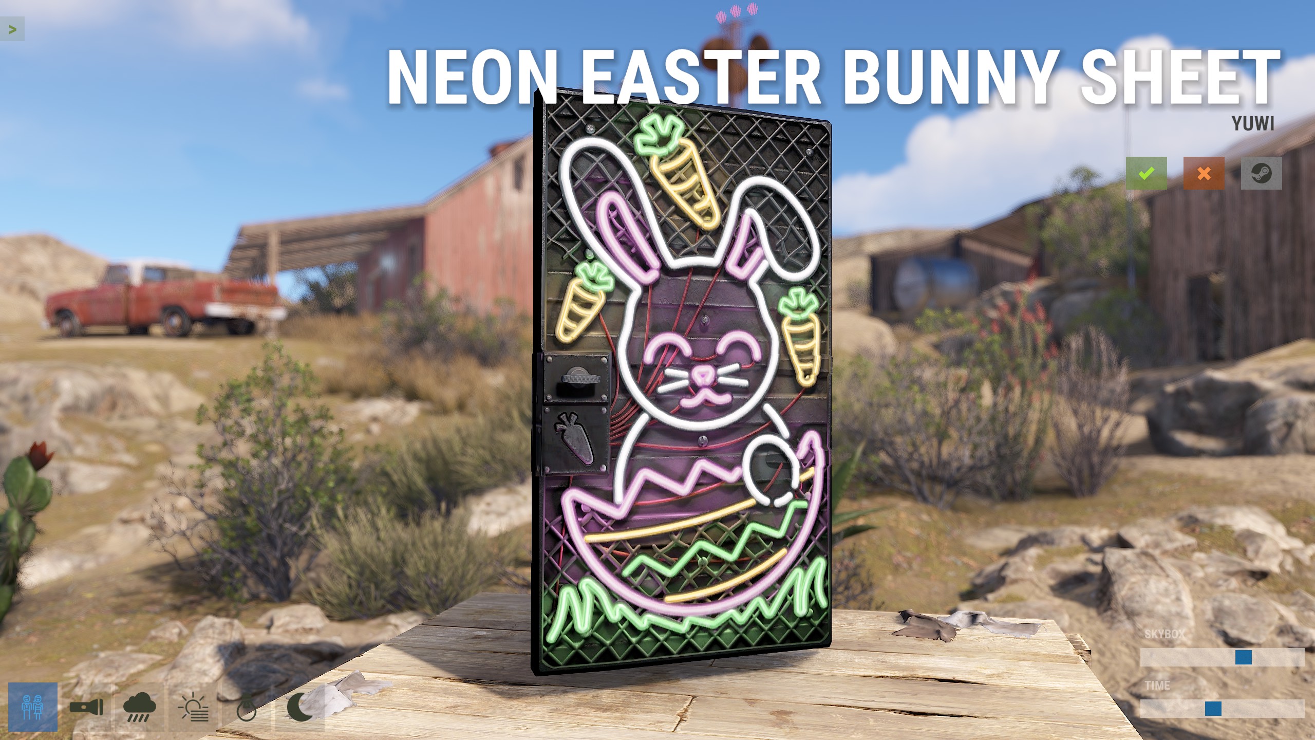 Neon Easter Bunny Door thumbnail 10