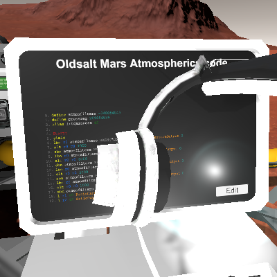 Oldsalt Mars Atmospherics code preview