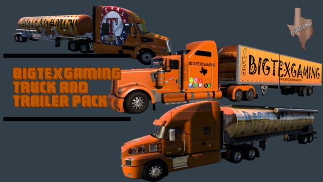Bigtexgaming truck and trailer pack