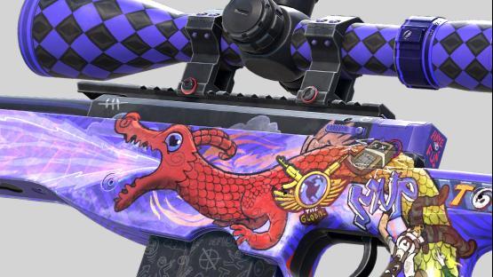AWP | Doodle Lore GLITTER IRIDESCENT (1.5v danger zone) p