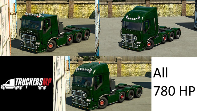 Iveco 8x4 TruckersMP Full Set [Shelby] (Safe Edit)