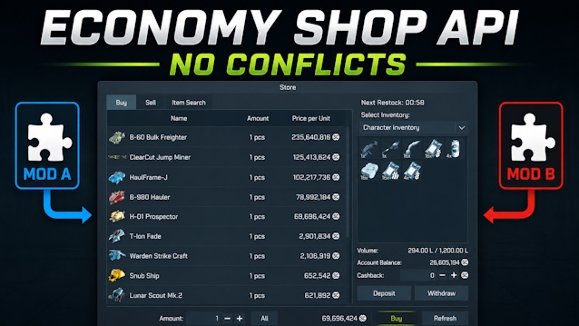 Economy Shop API (ESAPI)