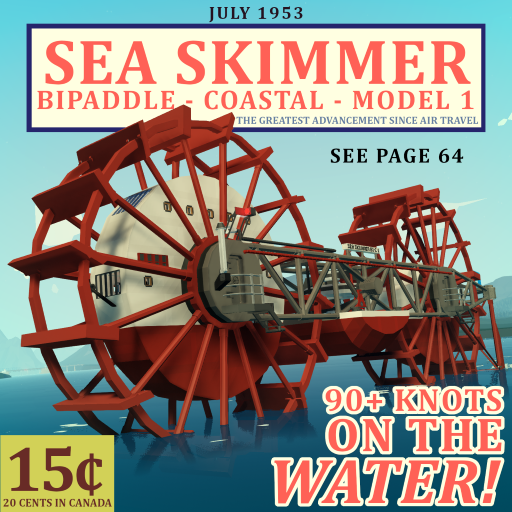 Sea Skimmer - Bi-C-1 | Experimental High-speed ferry