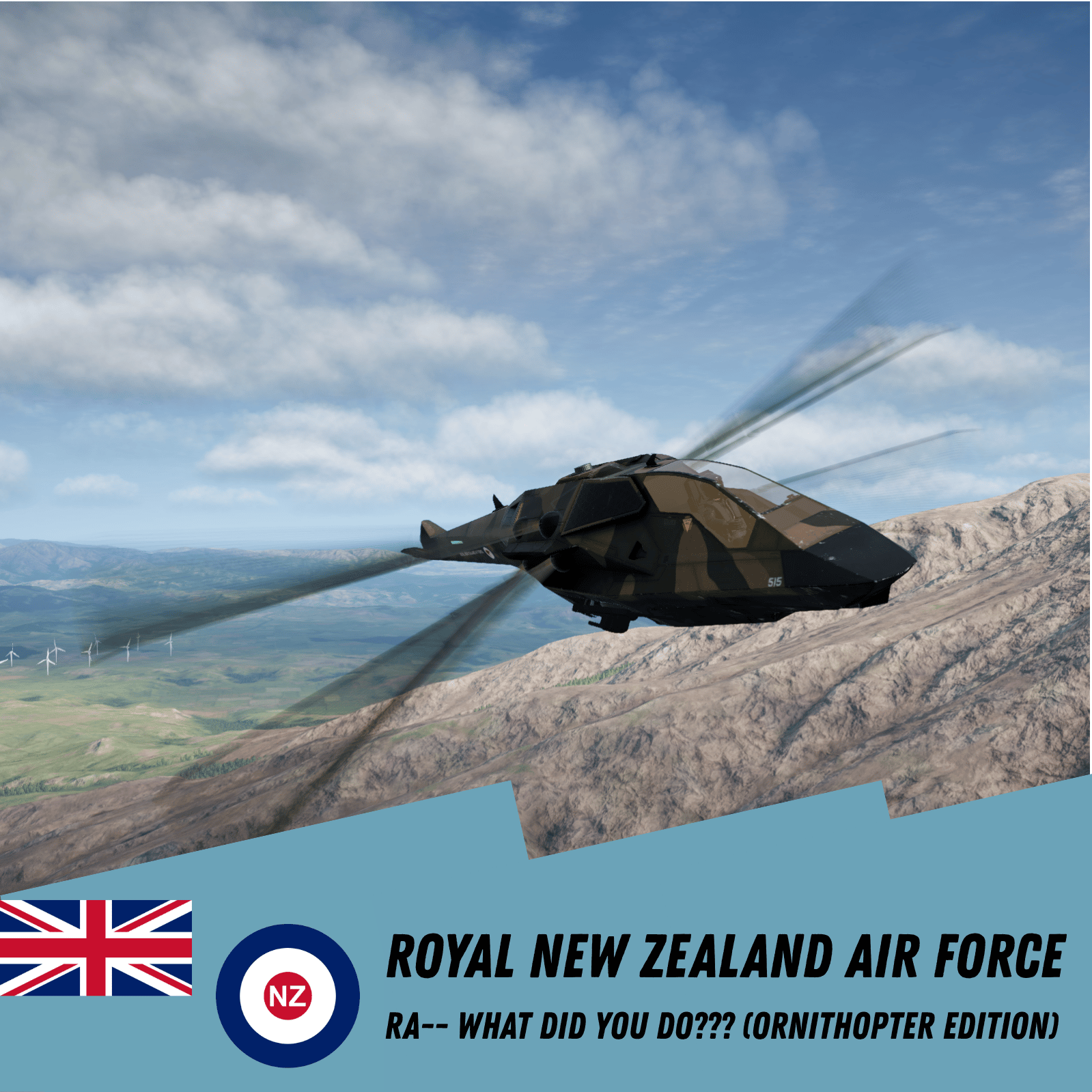 RNZAF RAH-72 Ornithopter - "Dragonfly"