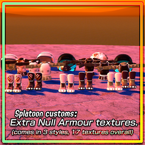 Splatoon Extra Null Armor Textures