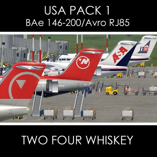 Steam Workshop::BAe 146/Avro RJ85 USA Pack 1