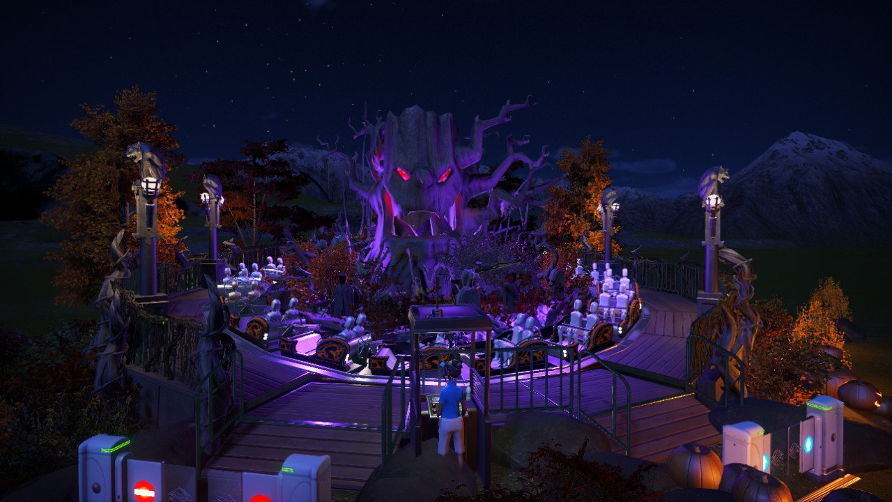 spooky tree ride