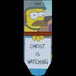 Christ is watching Banner