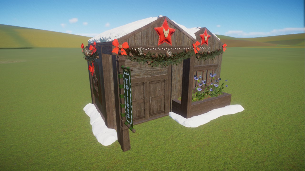 Festive Winter Toilet