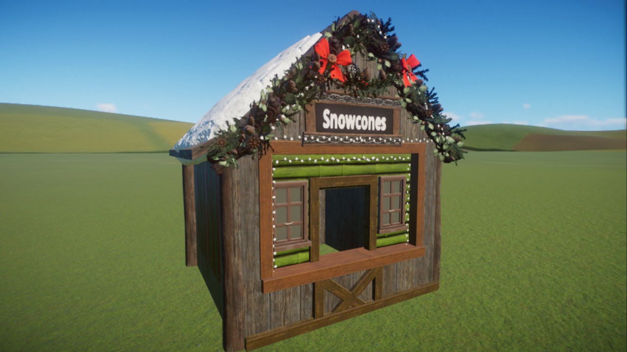Festive Winter Shop Shell