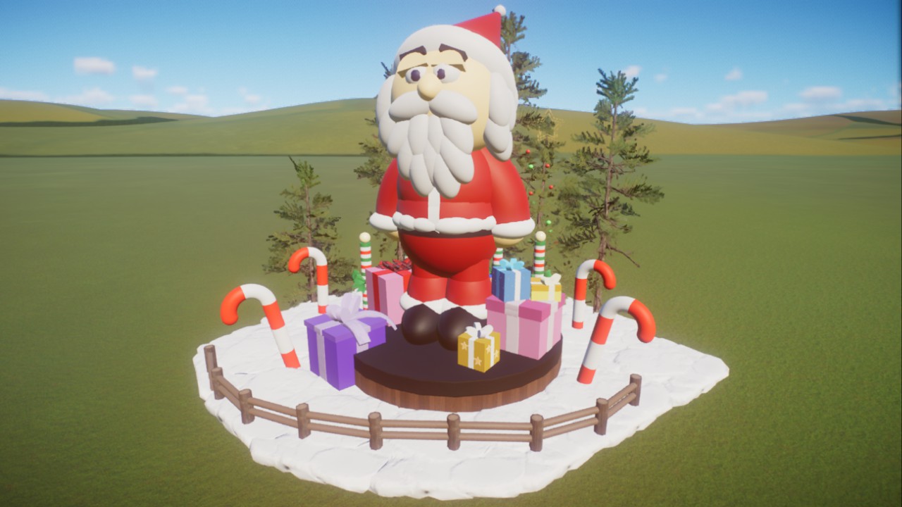 Festive Santa scene