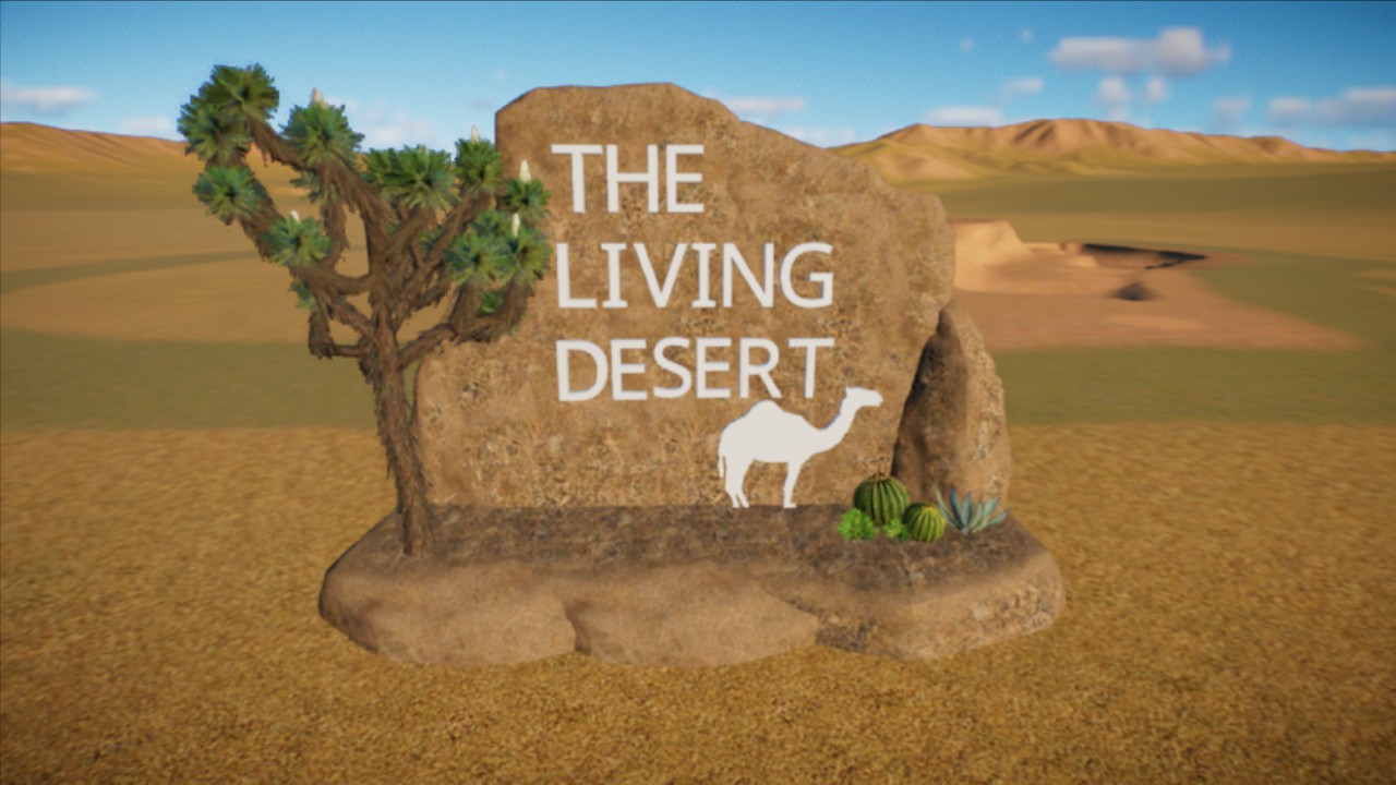 The Living Desert Sign
