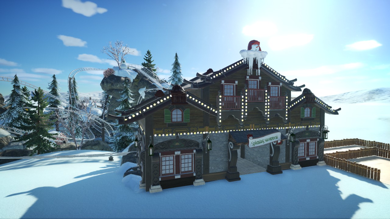 spinning snowmen